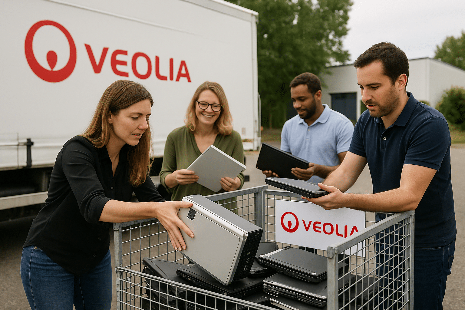 Collecte de DEEE lors de la Journée du Recyclage organisée par NBTECH au Technopôle de Nancy Brabois