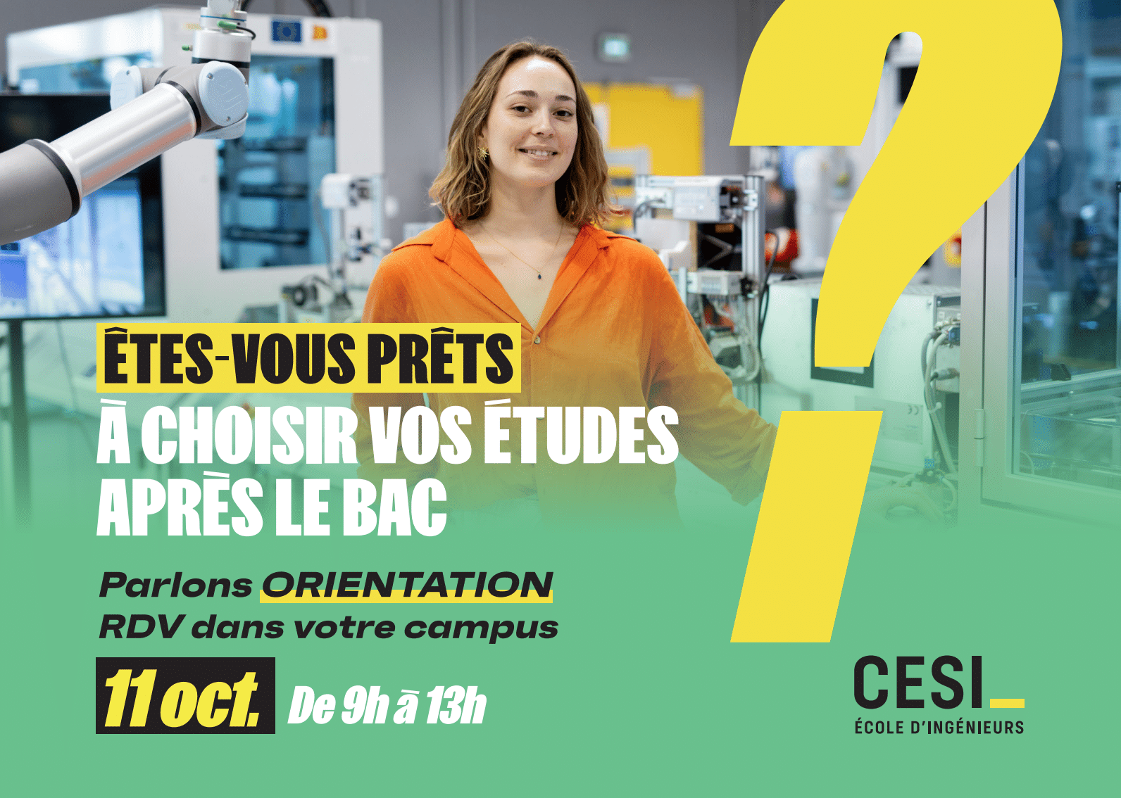 Rendez-vous de l’Orientation sur le Technopôle avec le CESI et NBTECH