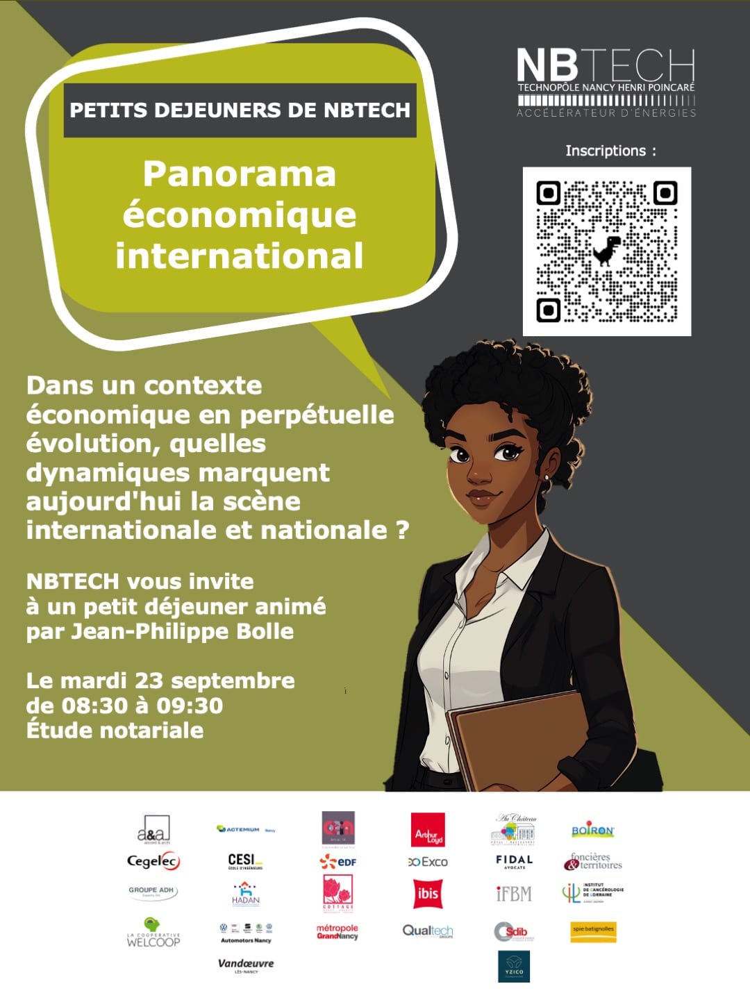 Rencontre NBTECH au Technopôle de Nancy avec Audrey ANGSTER, Directrice de l’HADAN, sur la santé à domicile.