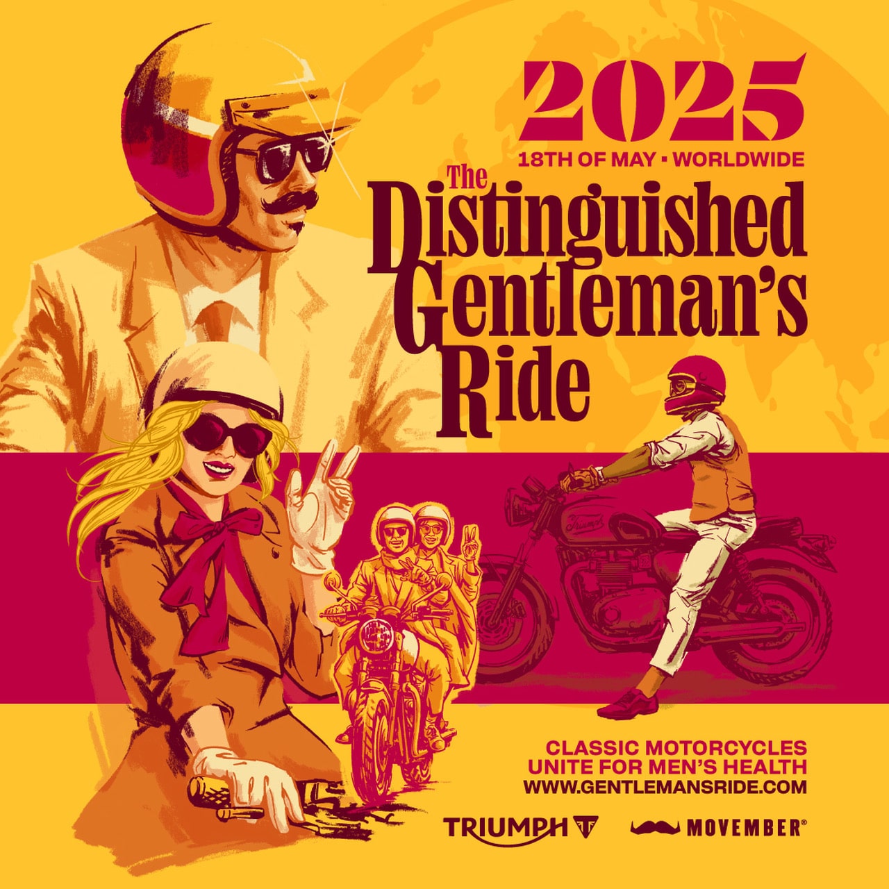 Motos vintage et pilotes élégants lors du Distinguished Gentleman’s Ride au Technopôle Nancy Brabois, événement solidaire soutenu par NBTECH.