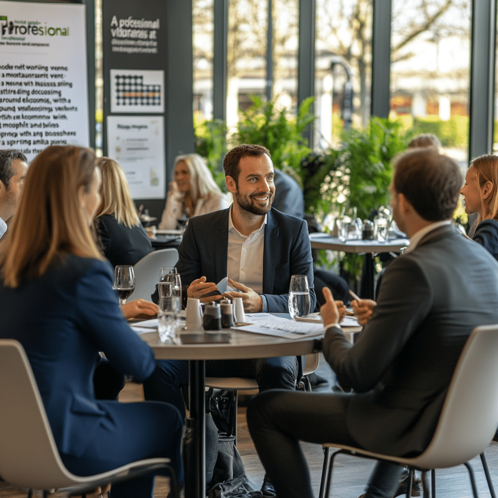 Photo de l’Assemblée Générale de NBTECH au restaurant de l’Hippodrome, réunissant les acteurs du Technopôle de Nancy Brabois pour un temps fort institutionnel.